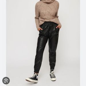 Dynamite faux leather Jogger